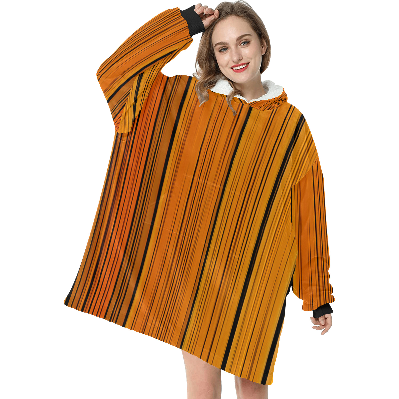 Butterfly Colors Blanket Hoodie for Women