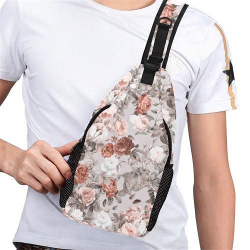 Blossom Men's Casual Chest Bag (Model 1729)