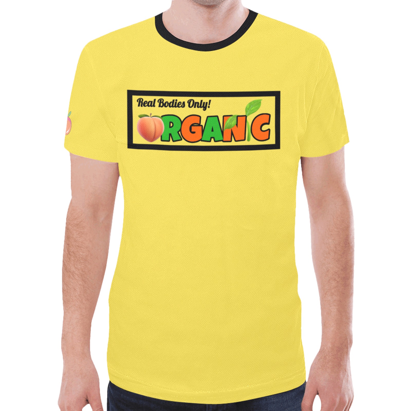 Yellow T-Shirt New All Over Print T-shirt for Men (Model T45)