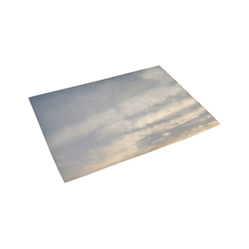Rippled Cloud Collection Azalea Doormat 24" x 16" (Sponge Material)