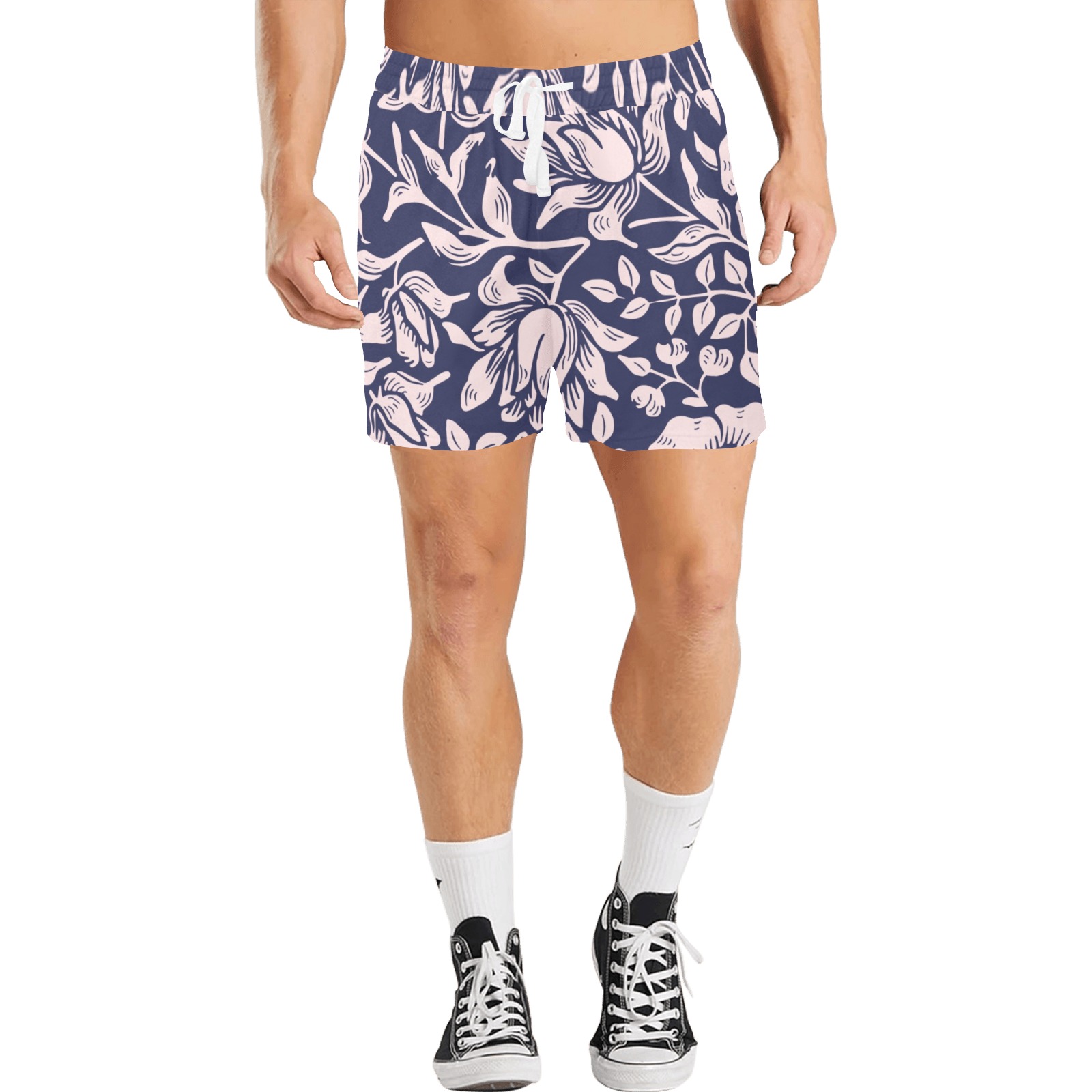 Shorts Men's Mid-Length Casual Shorts (Model L50)
