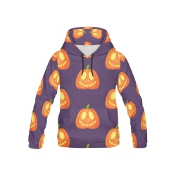 Halloween Pumpkin Hoodie All Over Print Hoodie for Kid (USA Size) (Model H13)