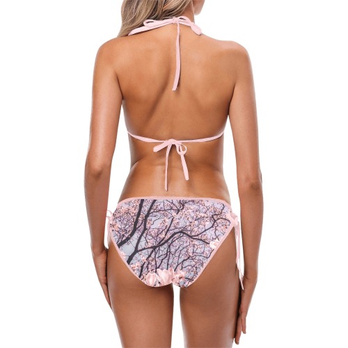 Sping flower Custom Bikini Swimsuit (Model S01)