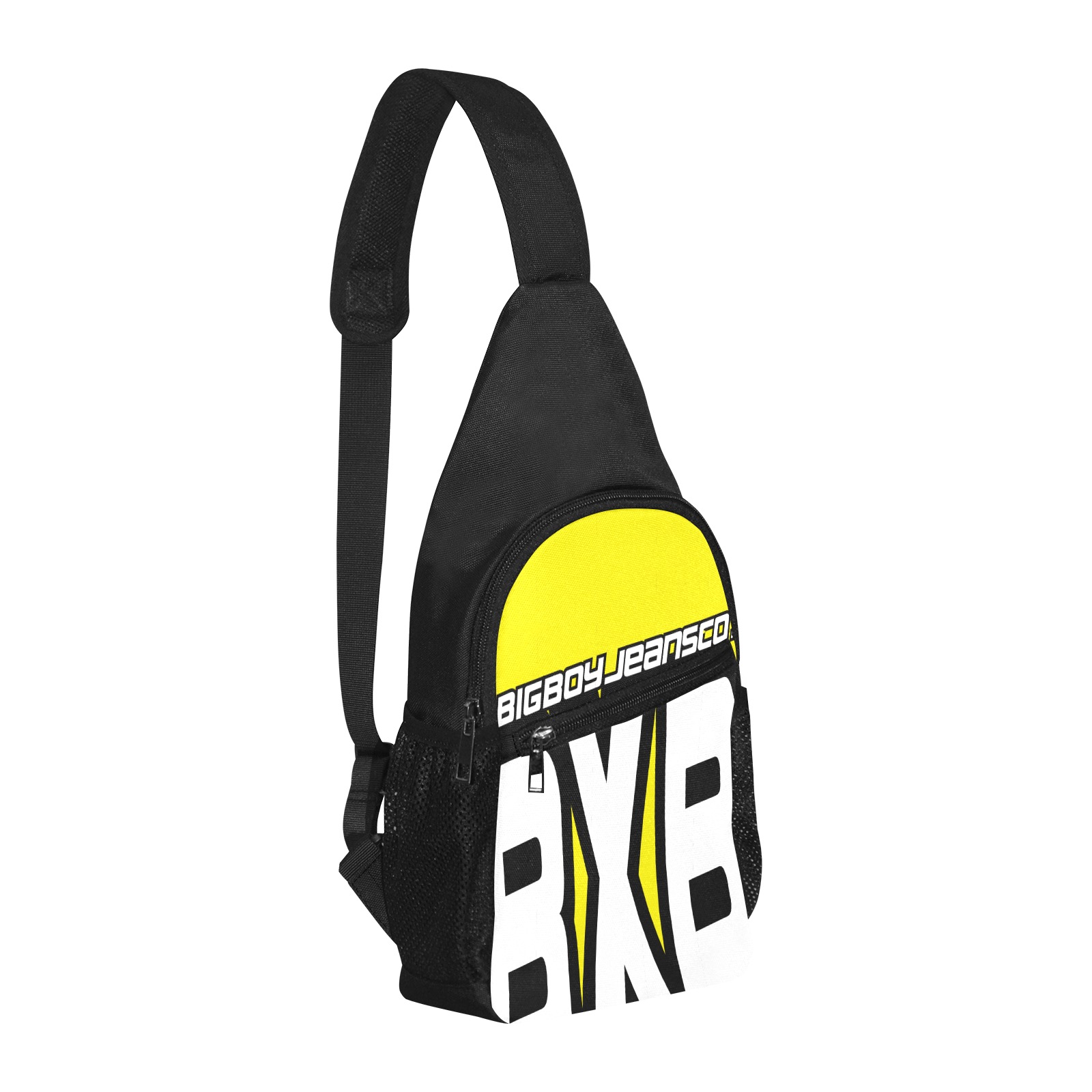 BXB BAG YELLOW Chest Bag-Front Printing (Model 1719)