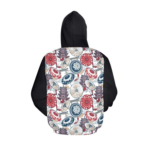 UMBRELLA 0004 All Over Print Hoodie for Men (USA Size) (Model H13)