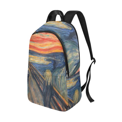 Edvard Munch-The scream Fabric Backpack for Adult (Model 1659)