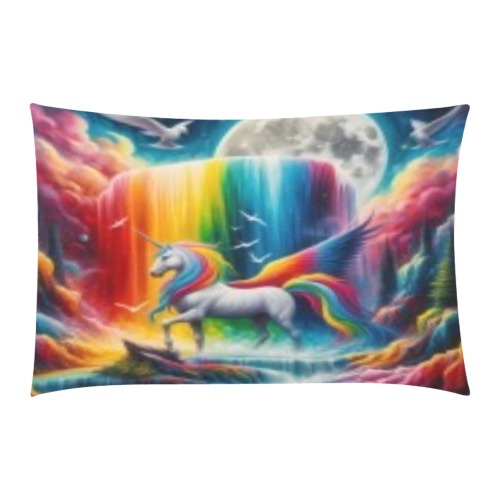 rainbow unicorn 3-Piece Bedding Set