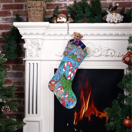 Hohoho Christmas by Nico Bielow Christmas Stocking