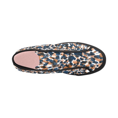 Dots brushstrokes animal print Vancouver H Women's Canvas Shoes (1013-1)