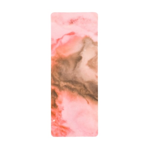 Pink marbled space 01 Gaming Mousepad (31"x12")