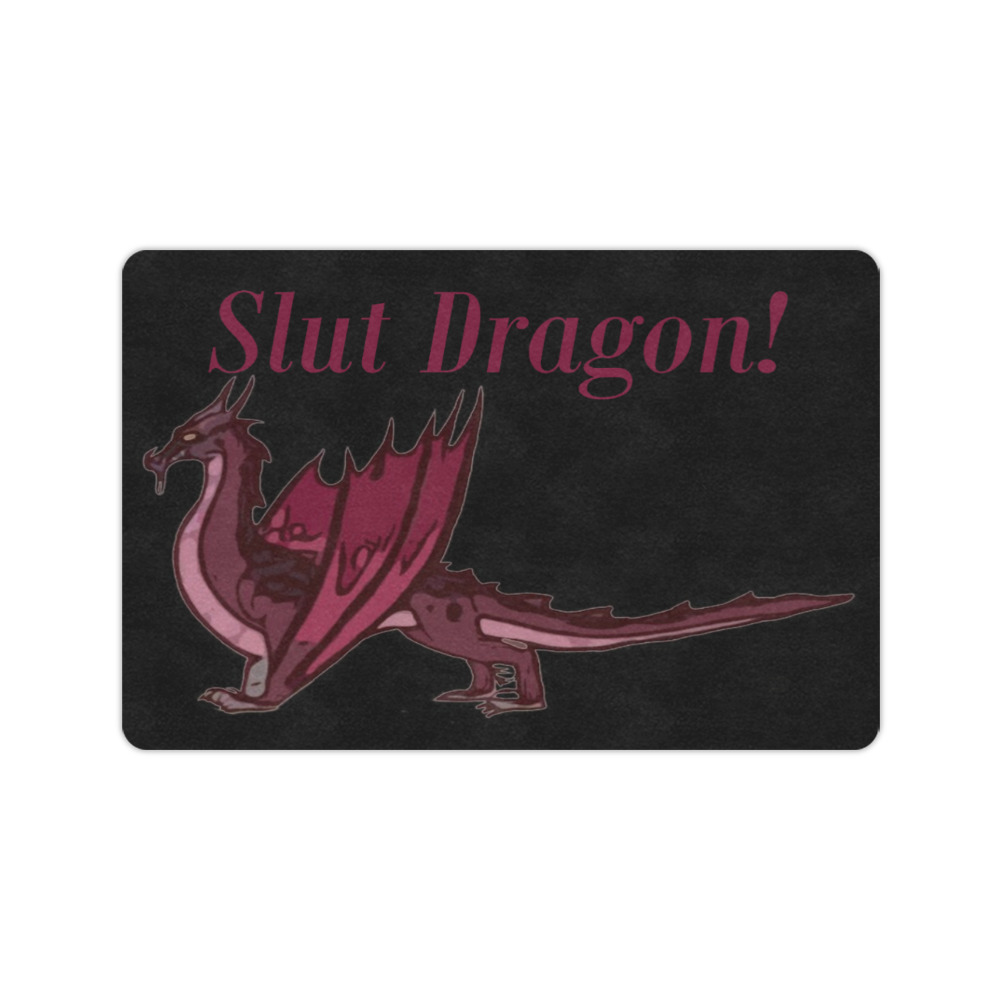 Slut Dragon Doormat 24"x16"