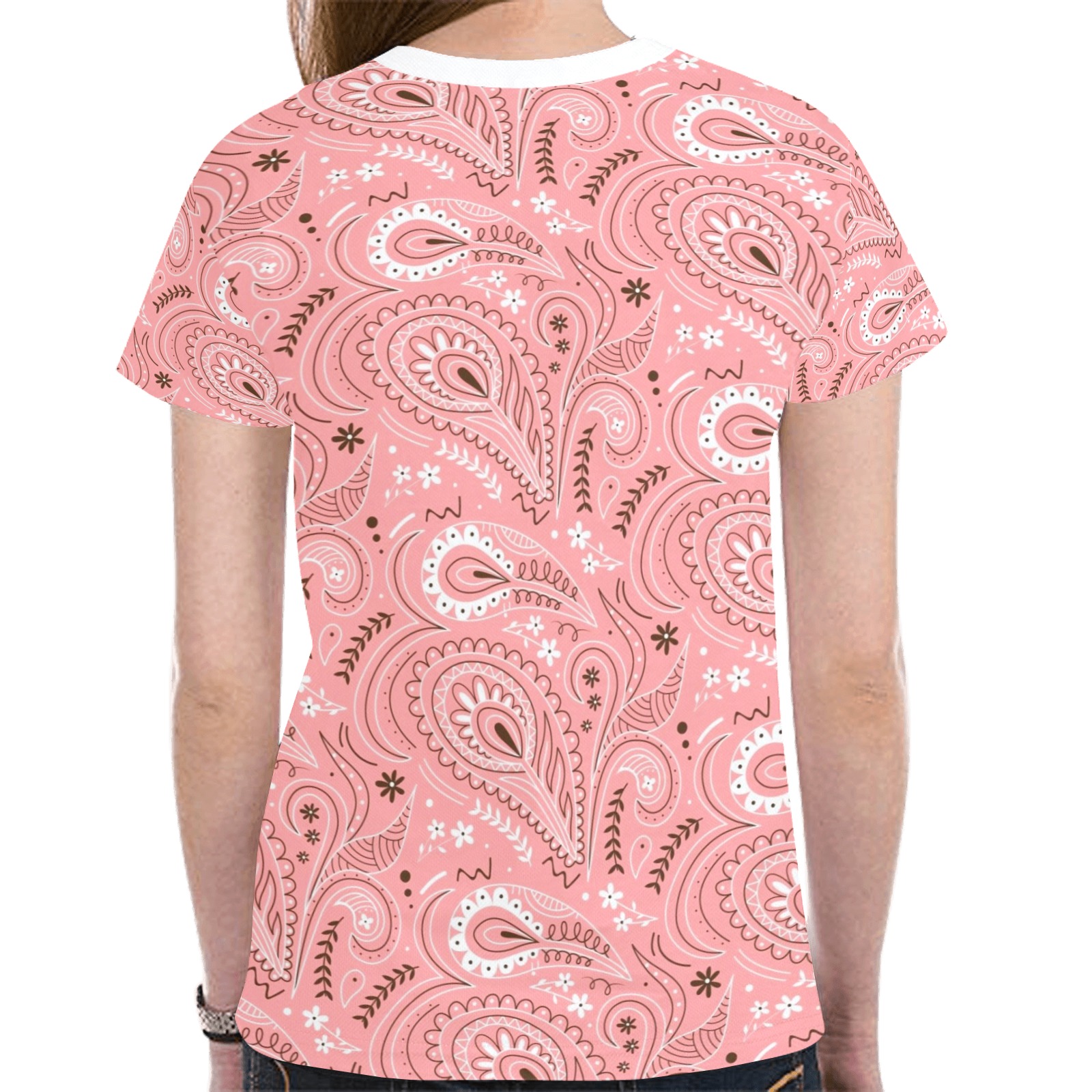 4378998 New All Over Print T-shirt for Women (Model T45)