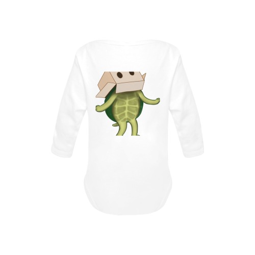 Turtle Baby Powder Organic Long Sleeve One Piece (Model T27)