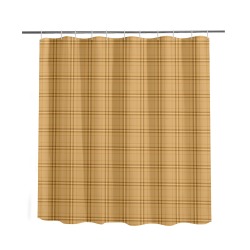 Autumn Fall Plaid Tartan 1 Shower Curtain 66"x72"