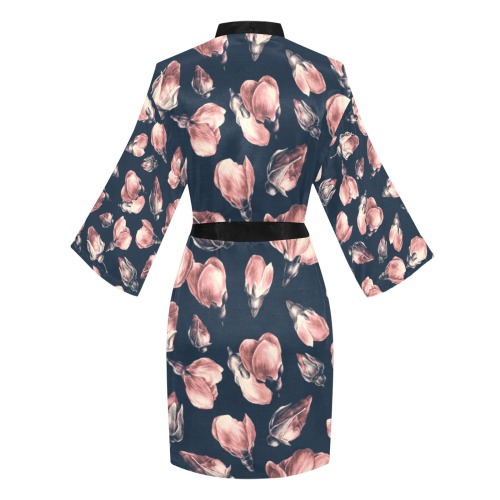 Tulips Long Sleeve Kimono Robe