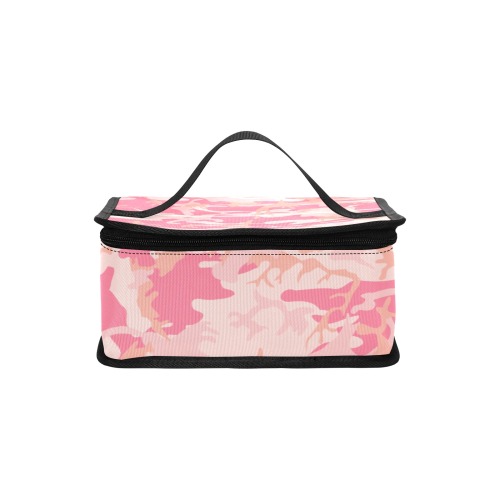 Pink Camo Insulated Lunch Tote Portable Insulated Lunch Bag (Model 1727)