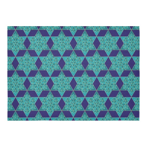star (19) Cotton Linen Tablecloth 60"x 84"