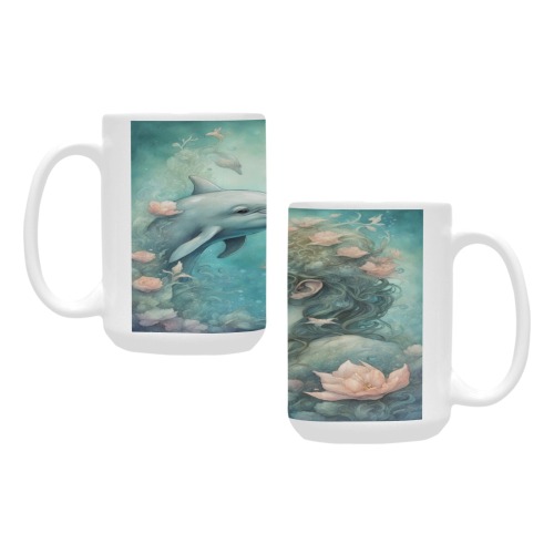 Dolphin Fantasy 3 Custom Ceramic Mug (15oz)
