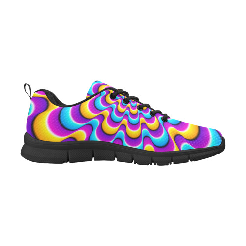 Colorful spirals Men's Breathable Running Shoes (Model 055)