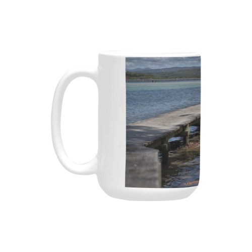 Merimbula Boardwalk Scenic Mug (443ml/15oz) - MB2022.02 SQ Custom Ceramic Mug (15OZ)