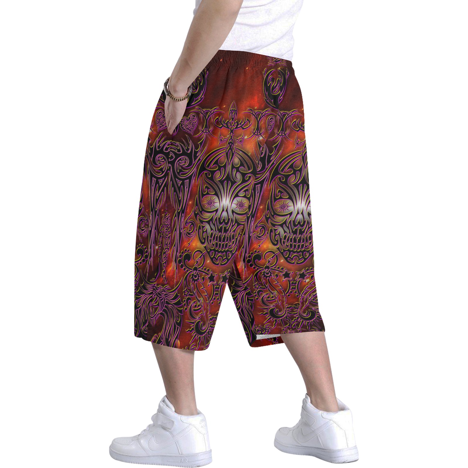 Totem of Tribe Men's All Over Print Baggy Shorts (Model L37)