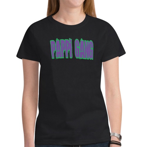 PAPPI GANG2 New All Over Print T-shirt for Women (Model T45)