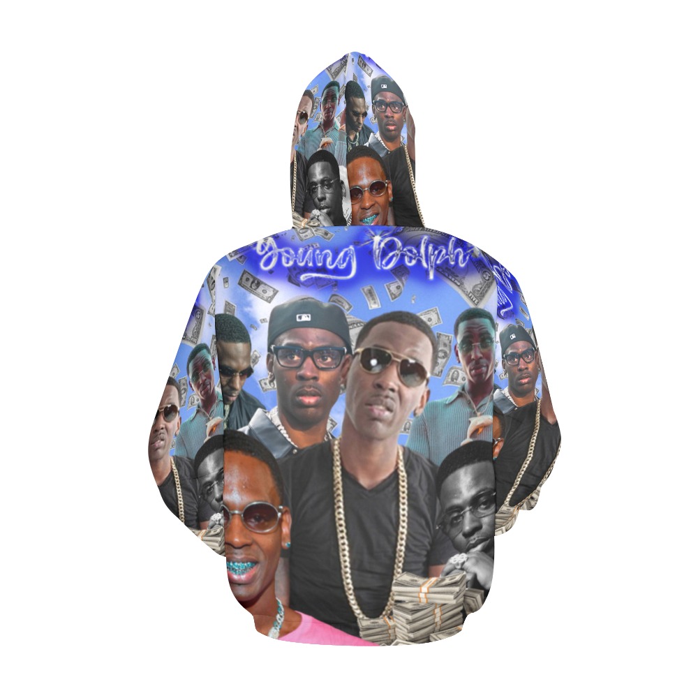 YOUNG DOLPH HOODIE All Over Print Hoodie for Men (USA Size) (Model H13)