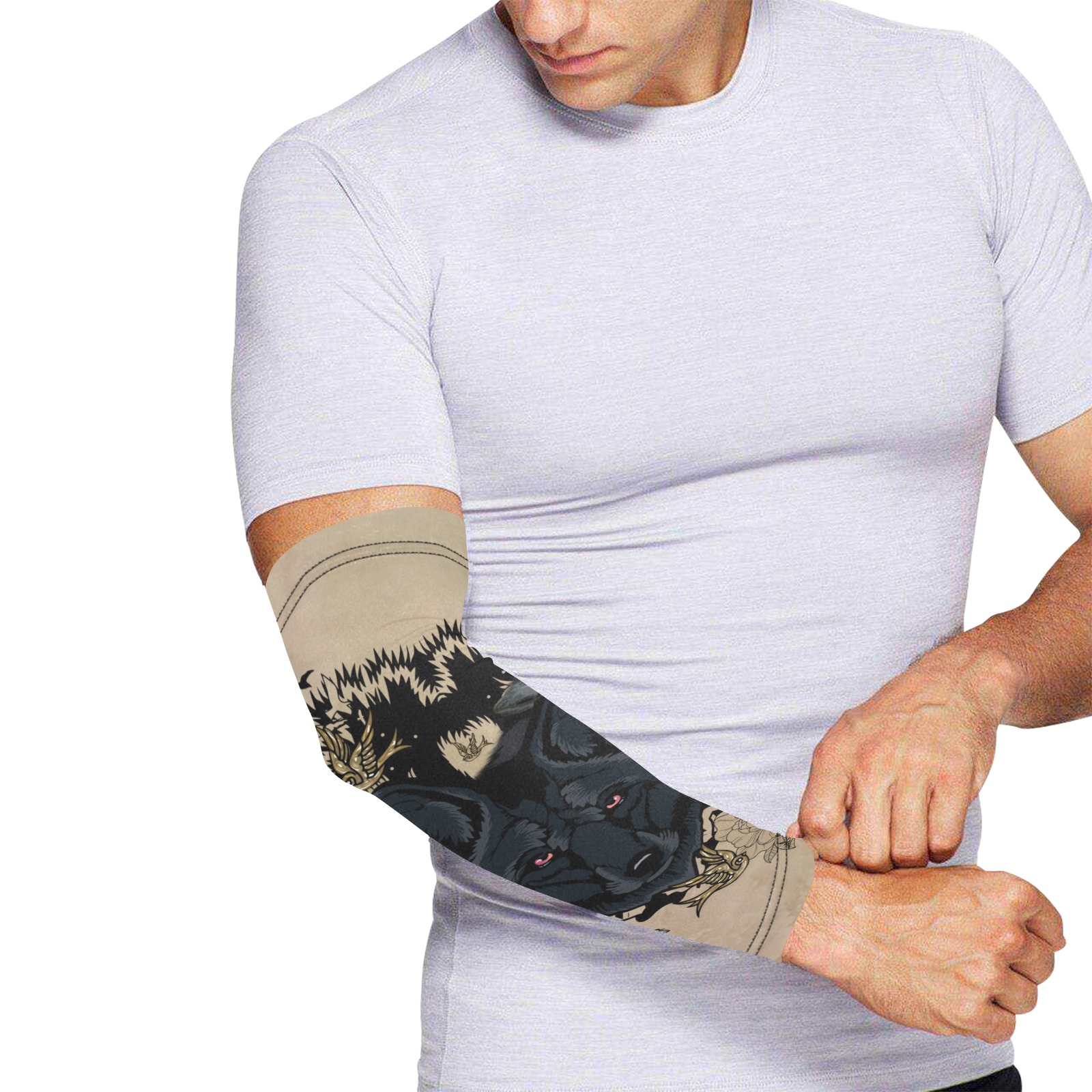 Aweesome dark wolf Arm Sleeves (Set of Two)