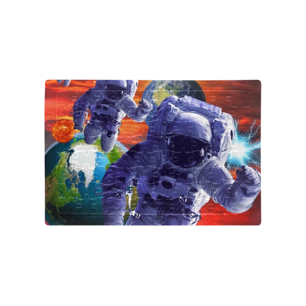 CLOUDS ASTRONAUT A4 Size Jigsaw Puzzle (Set of 80 Pieces)
