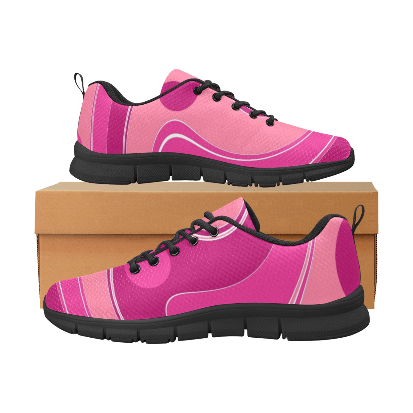 IN THE PINK-122 ALT Men's Breathable Running Shoes (Model 055)