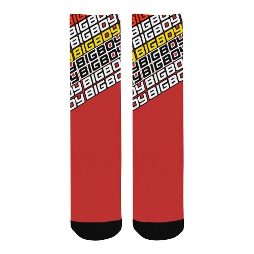 BXB SOCKS HIGH HALF RAMBO RED Men's Custom Socks