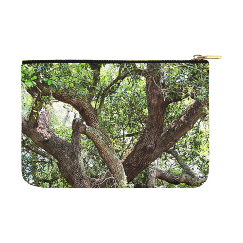 Oak Tree In The Park 7659 Stinson Park Jacksonville Florida Carry-All Pouch 12.5''x8.5''