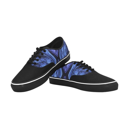 bluearmor Classic Women's Canvas Low Top Shoes (Model E001-4)