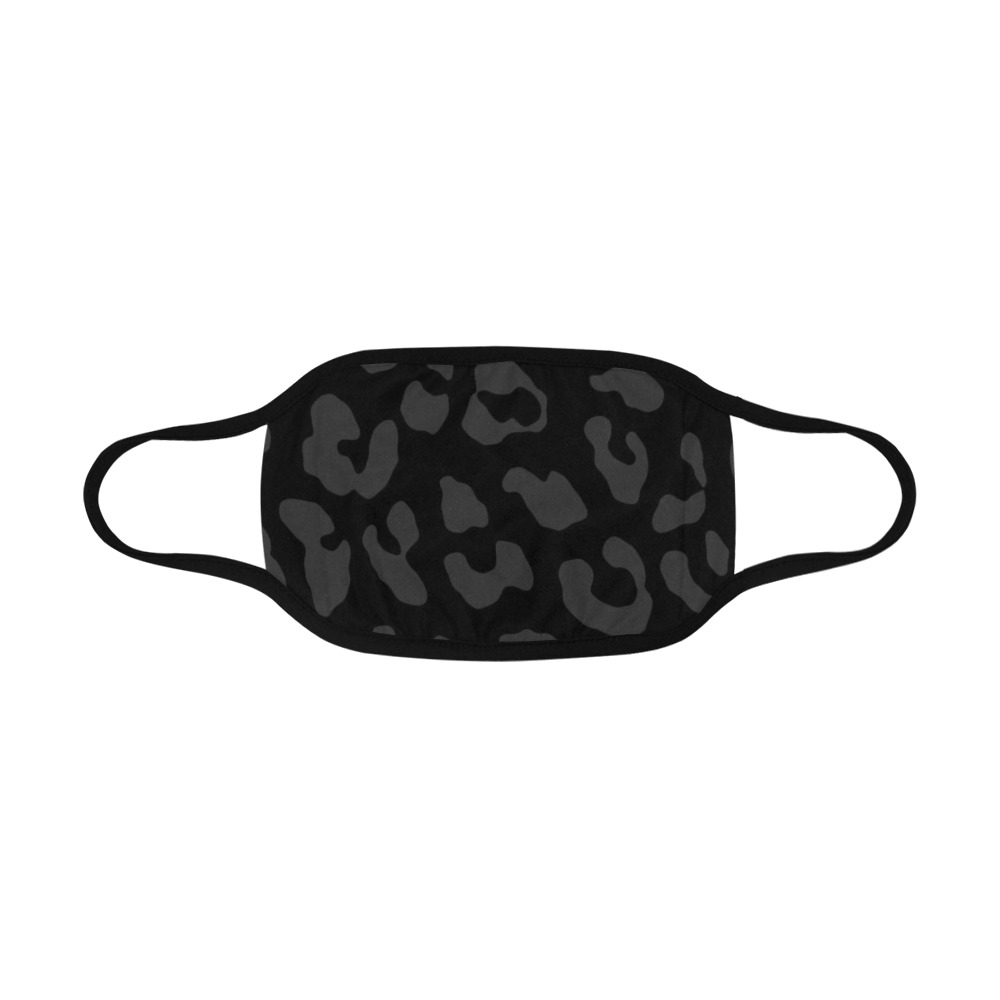 Leopard Print Black Mouth Mask