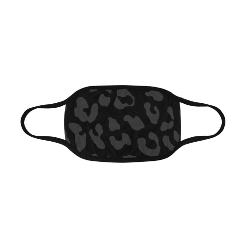 Leopard Print Black Mouth Mask