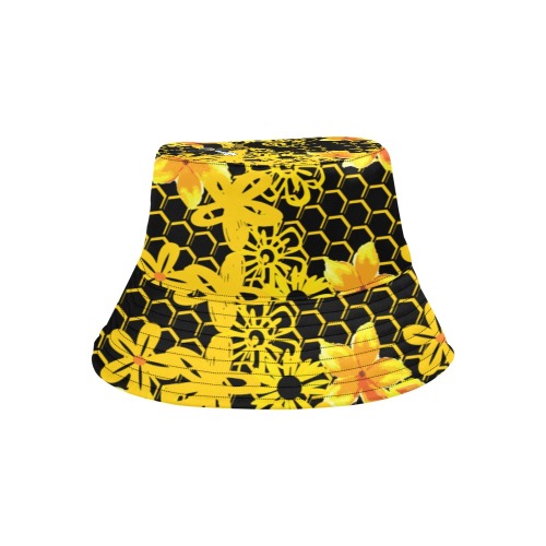 Honeycomb Flower ASU Hat All Over Print Bucket Hat for Men