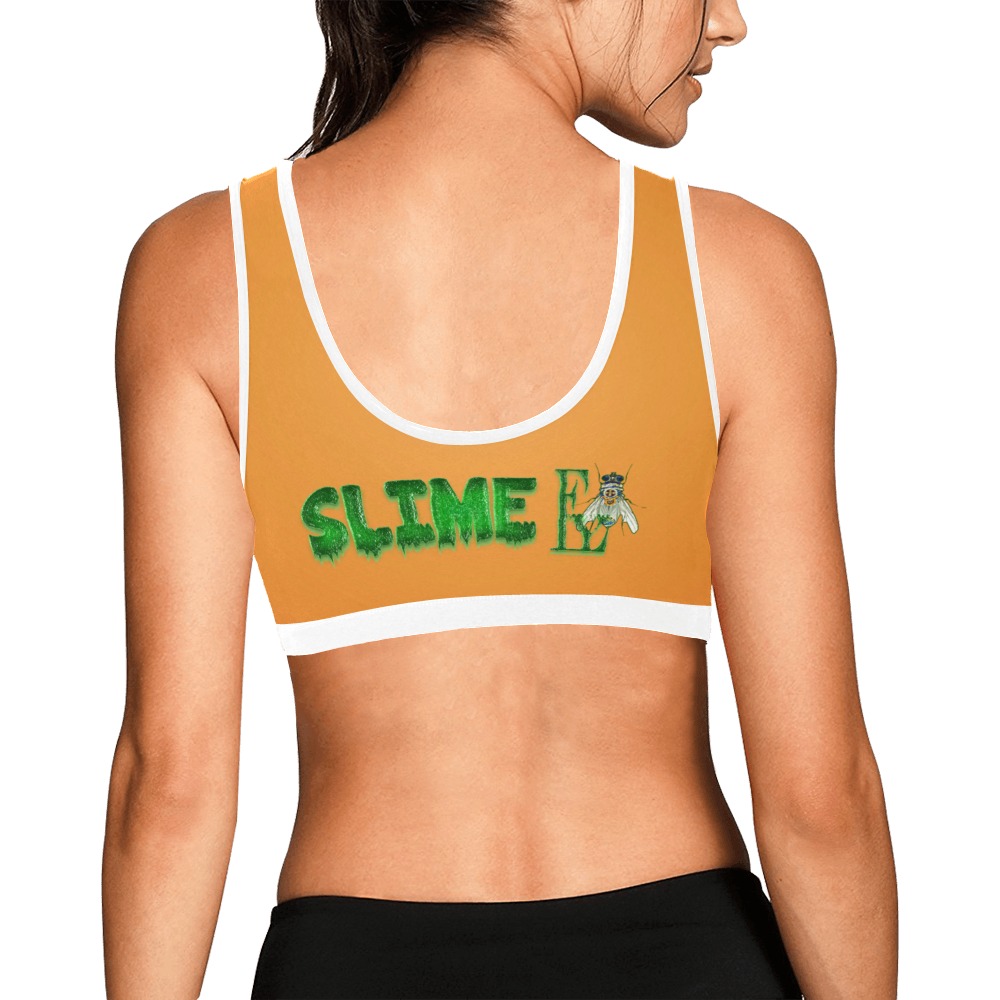 Slime Collectable Fly Women's All Over Print Sports Bra (Model T52)