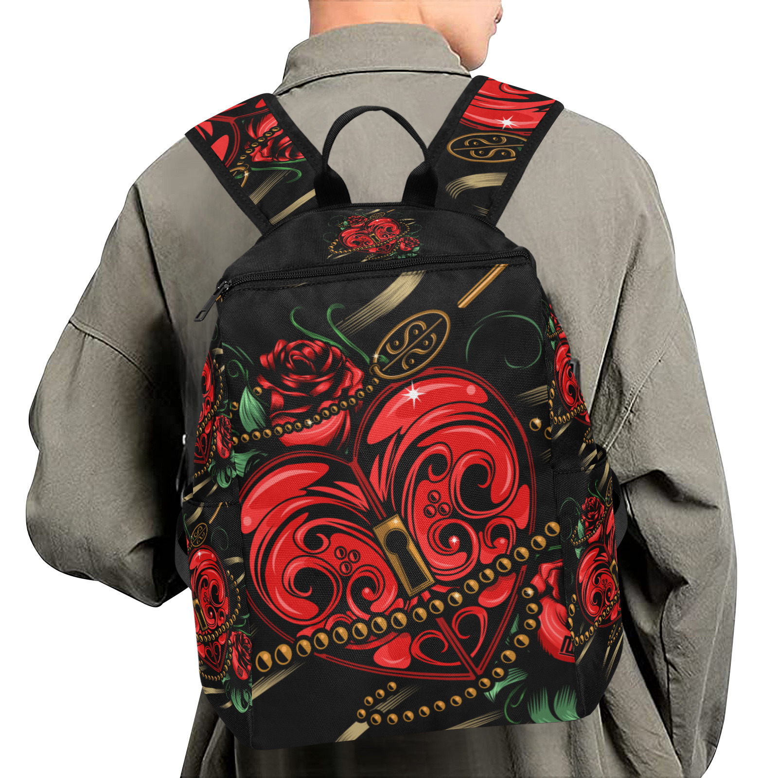 Key To My Heart Lightweight Casual Backpack (Model 1730)
