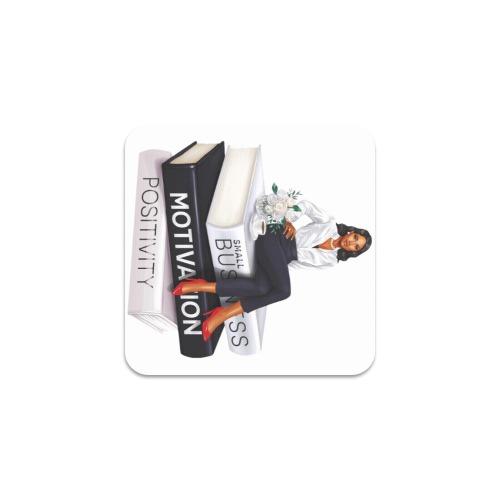 BossLadyPNG2 Square Coaster