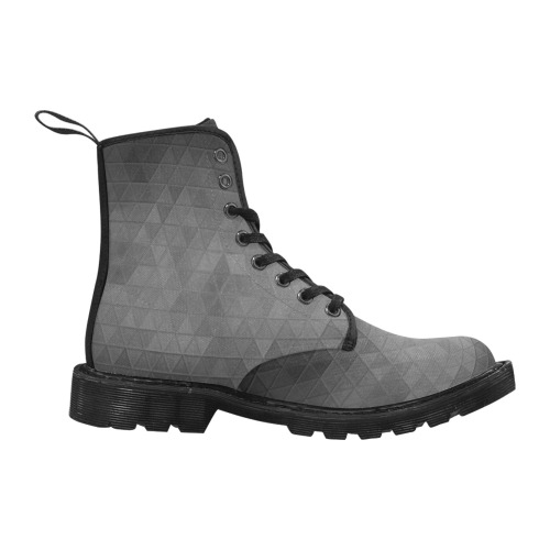 mosaic triangle 15 Martin Boots for Men (Black) (Model 1203H)