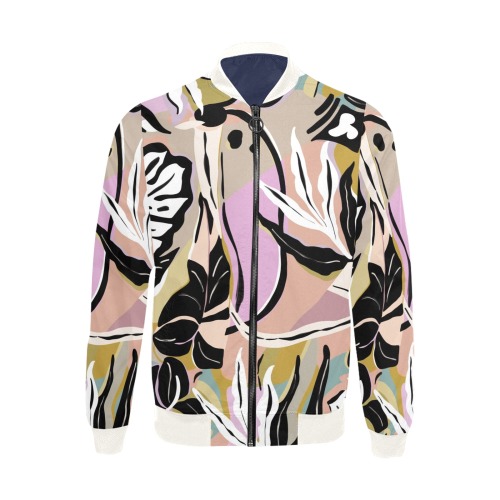 Tropical modern simple graphic All Over Print Bomber Jacket for Men (Model H31)