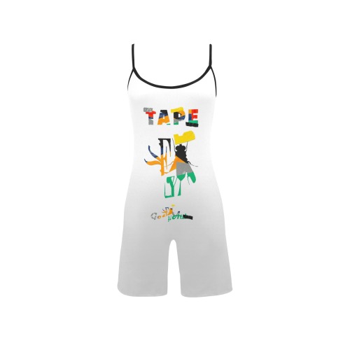 Tape Collectable Fly Women's Short Yoga Bodysuit