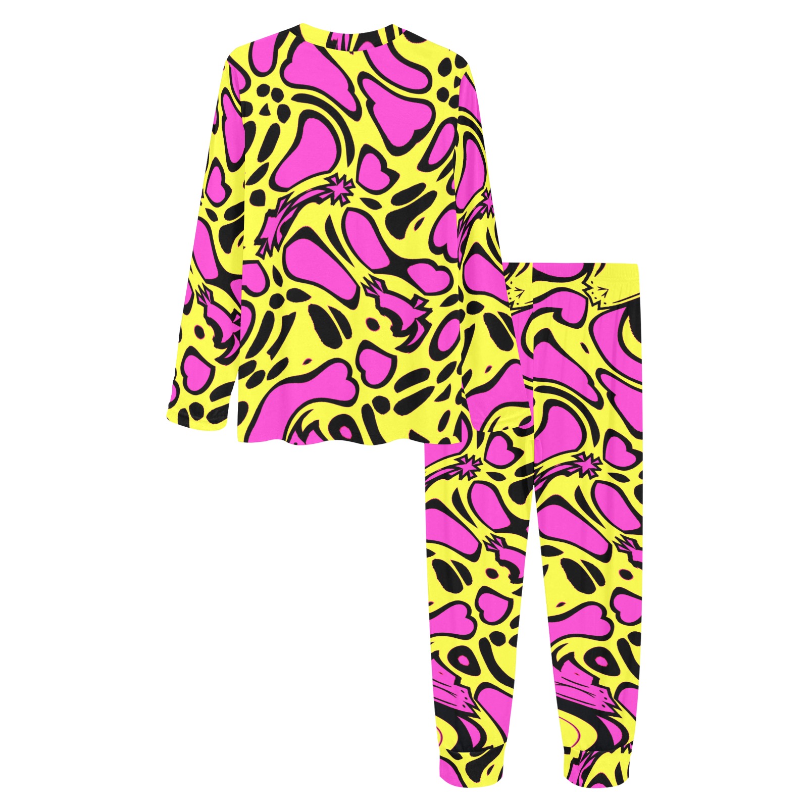 SPLOTCHYBLOB Women's All Over Print Pajama Set