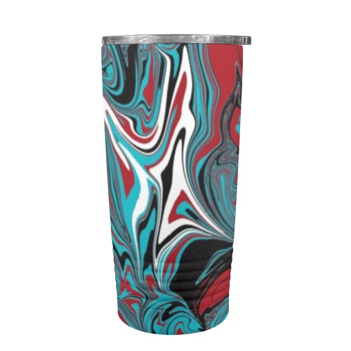 Dark Wave of Colors 20oz Insulated Stainless Steel Mobile Tumbler