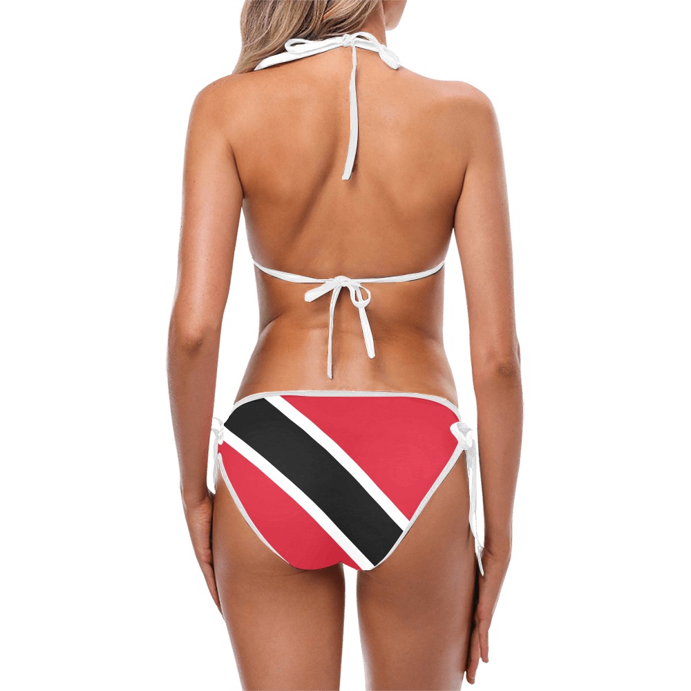 Flag_of_Trinidad_and_Tobago.svg Custom Bikini Swimsuit (Model S01)