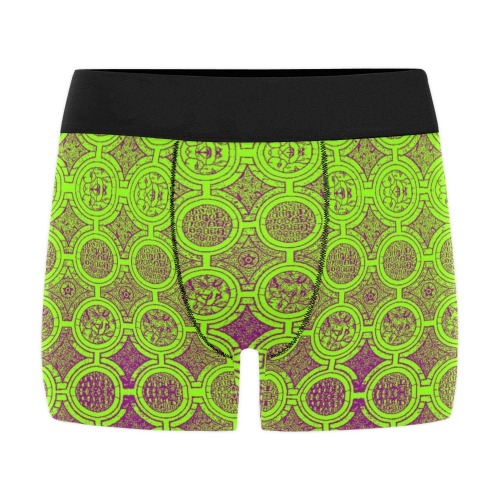 AFRICAN PRINT PATTERN 2 Men's All Over Print Boxer Briefs (Model L10)