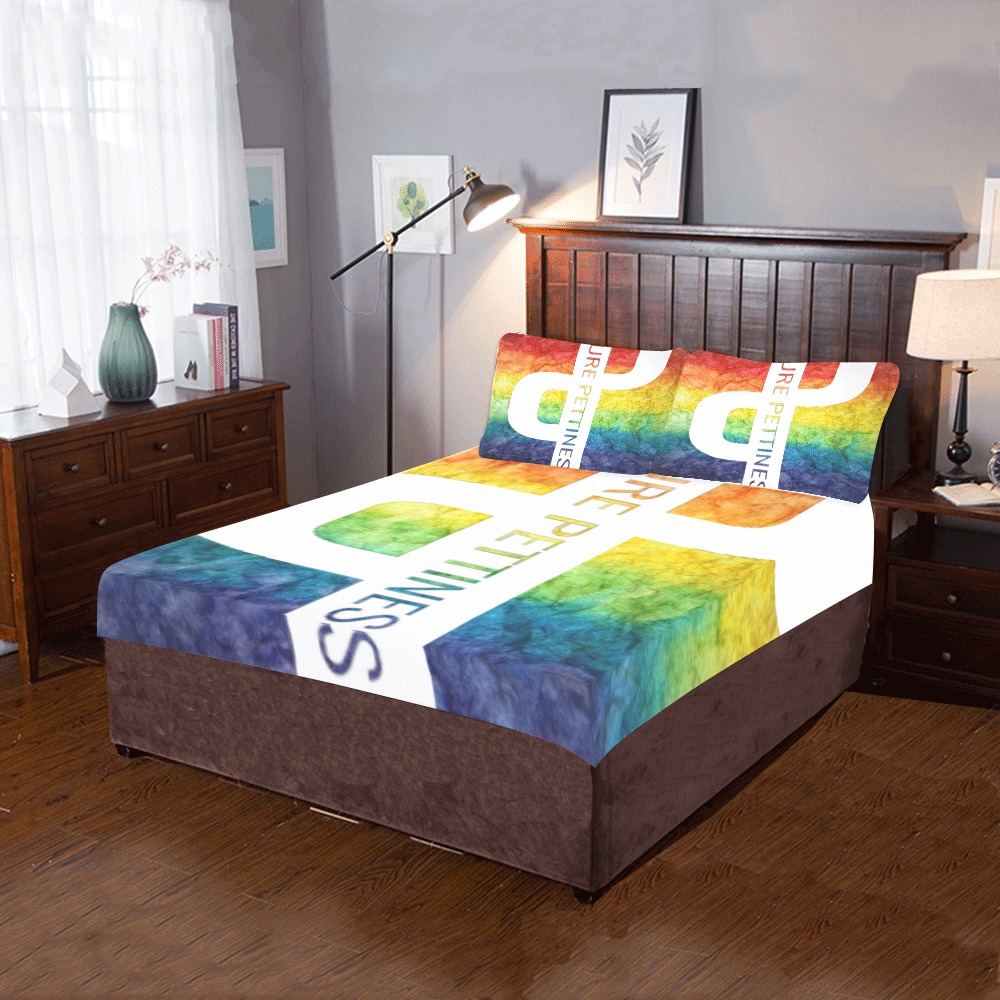 Rainbow bedding 3-Piece Bedding Set