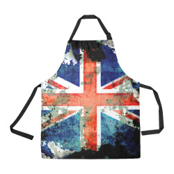 Extreme Grunge Union Jack Flag All Over Print Apron