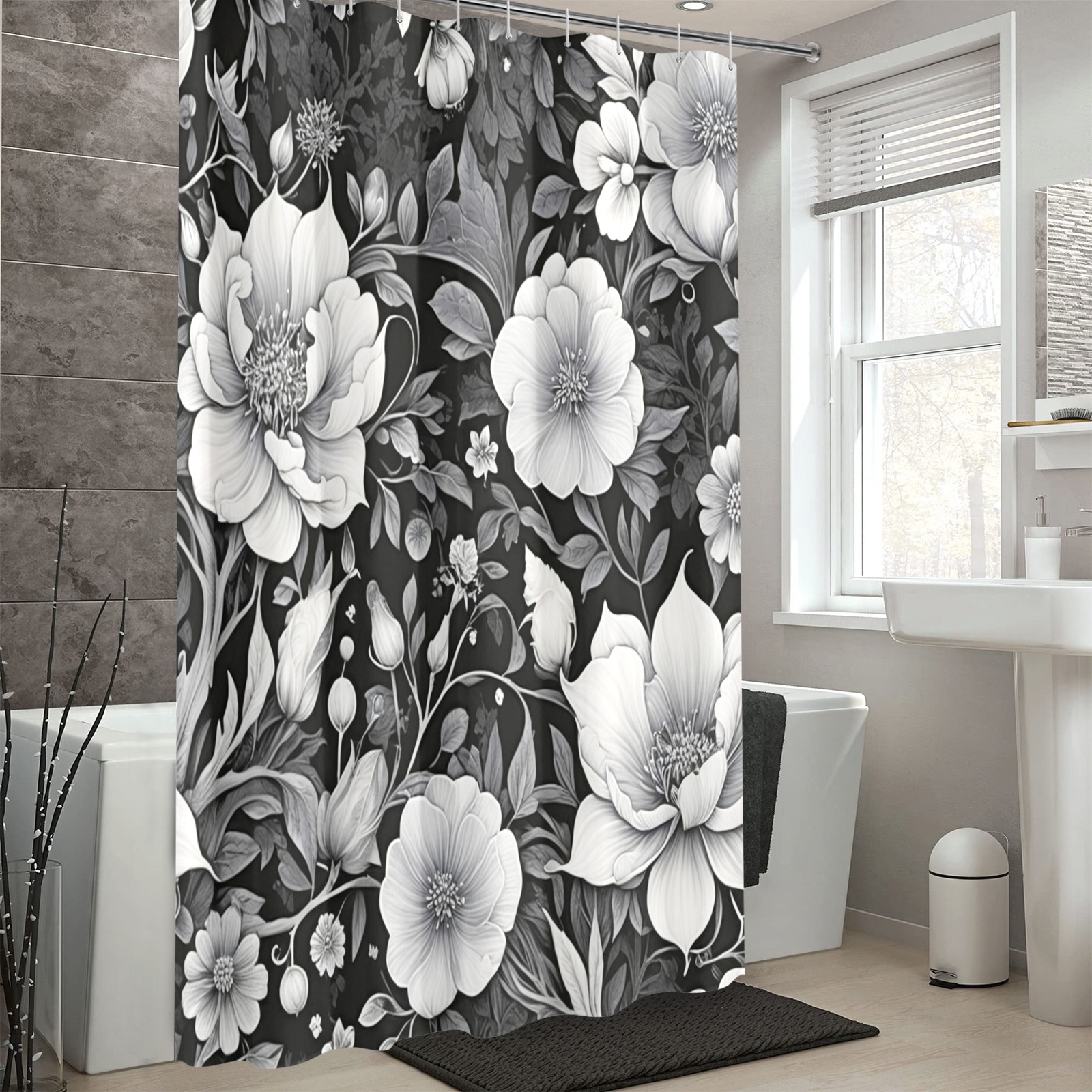 Fabulous Florals 39 Shower Curtain 69"x84"