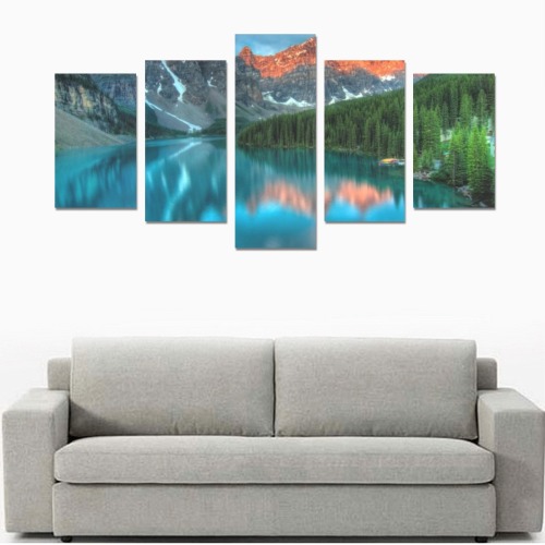 Beautiful scenery Canvas Print Sets C (No Frame)